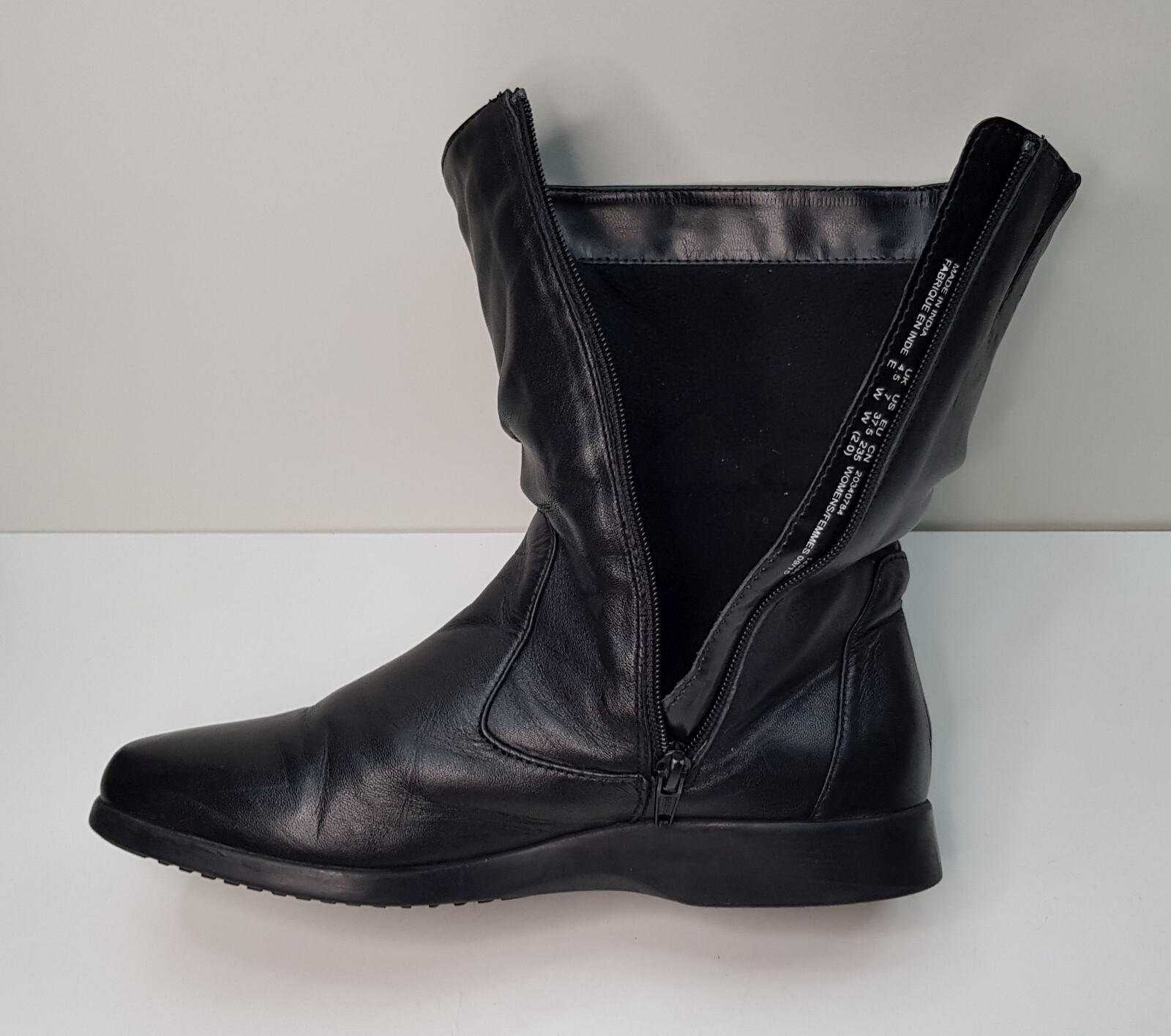 CLARKS MOLENA SIZE 4.5UK EU37.5 WOMENS BLACK LEATHER ANKLE