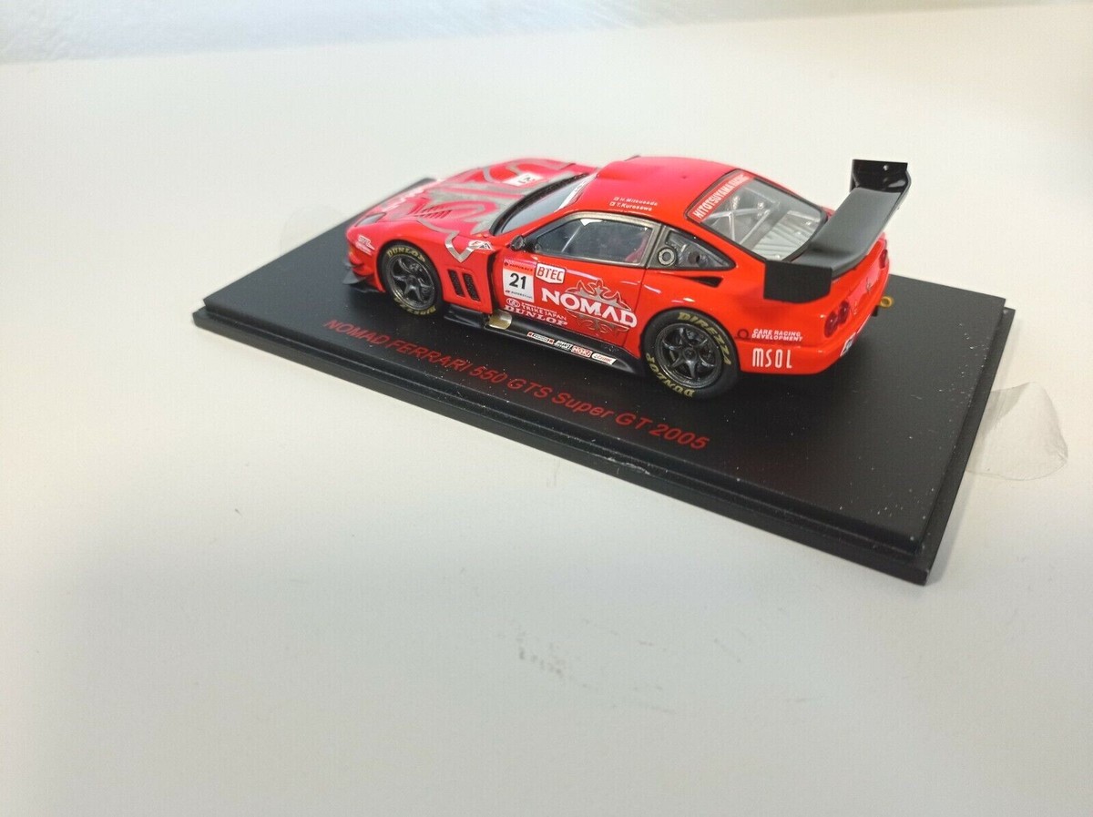 RARE RED LINE 1:43 NOMAD FERRARI 550 GTS SUPER GT 2005 EB-43743
