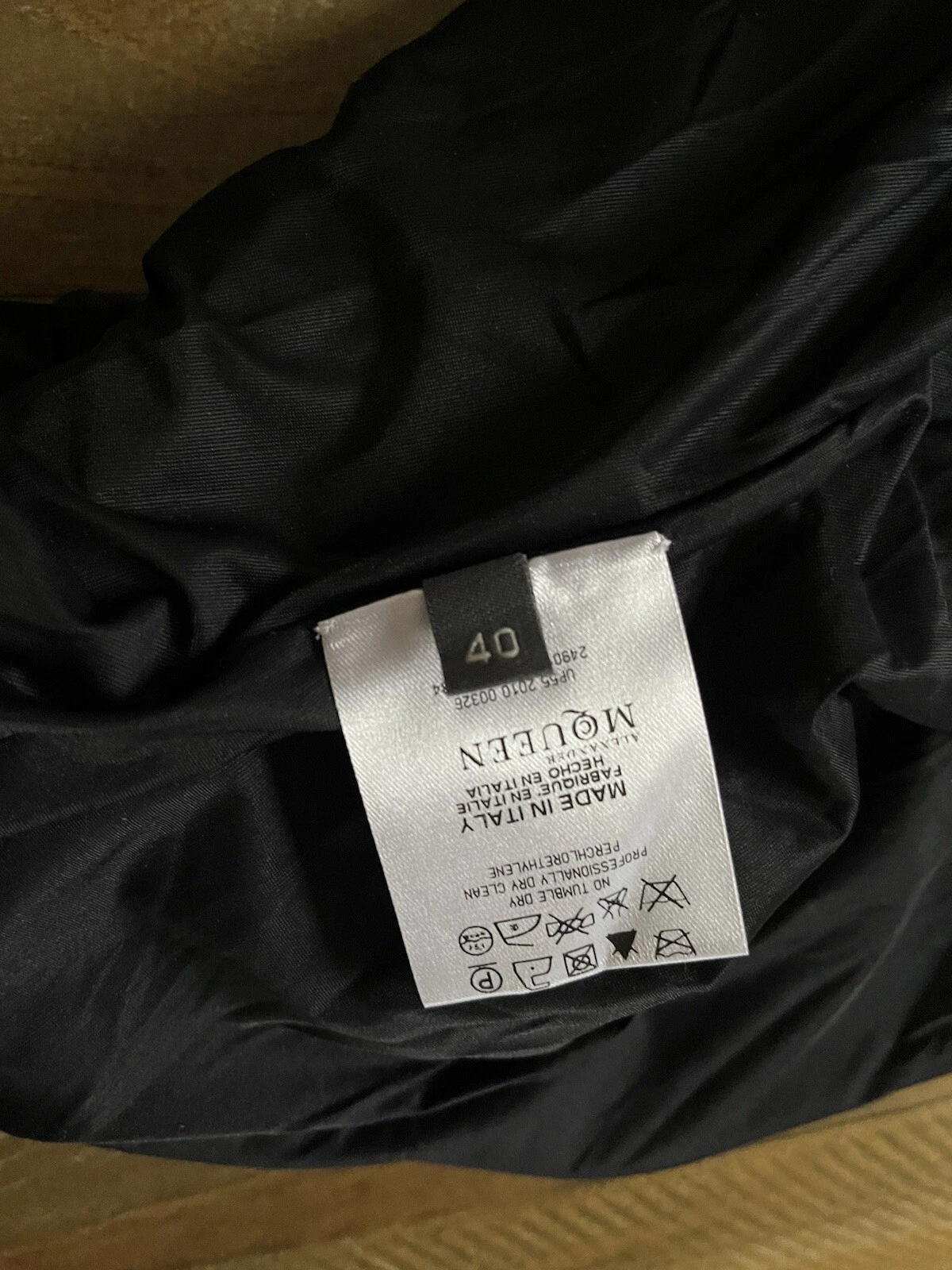 Alexander McQueen Pre Fall 2010 Abito 'Catacombe' 40