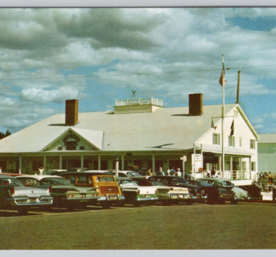 #ad #ad Fisherman#x27;s Wharf Inn Boothbay Harbor Maine 1950s Vintage Postcard Unposted $7.99