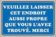 WC CLEAN TOILET WARNING 15cmX10cm STICKER STICKER (WA024)