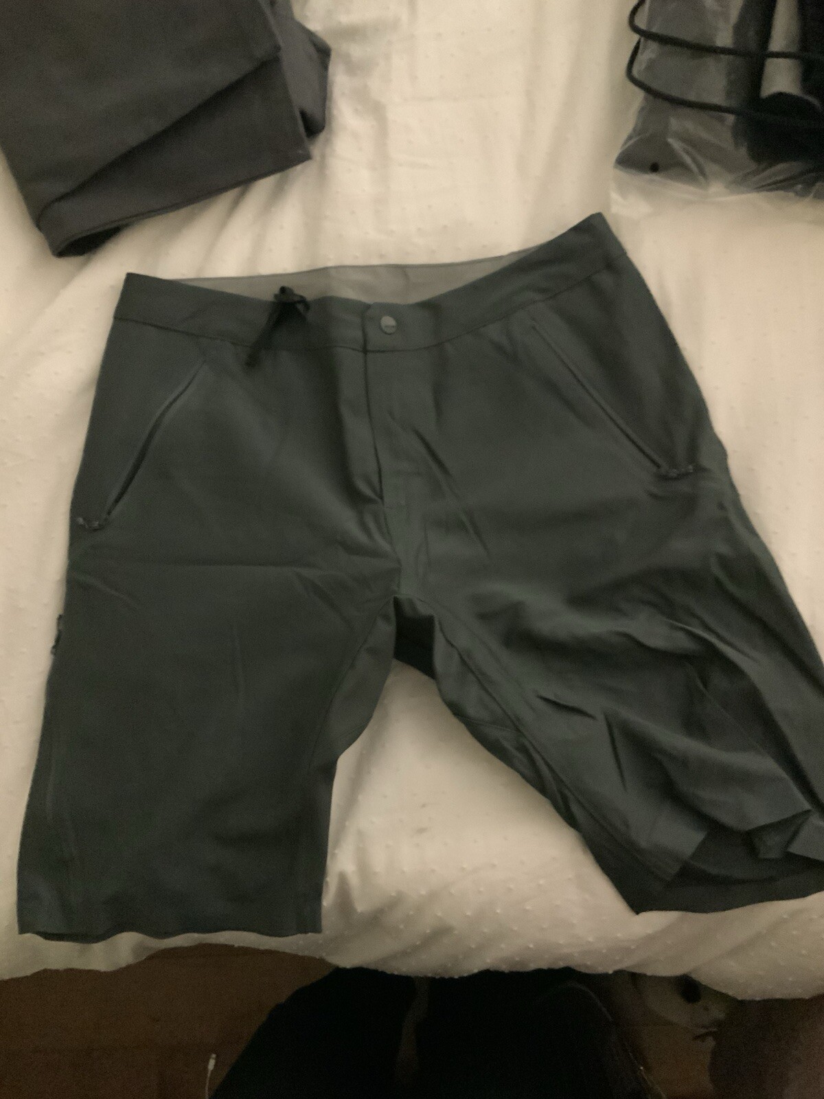 Arc'teryx Gamma Tg. 30 Pantaloncini Uomo Asciugatura Rapida Arrampicata Escursione Leggeri ESERCITO Verde