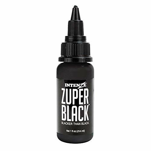 Organic Sterile Tattoo Ink for All Skin Tones Zuper Black 1oz