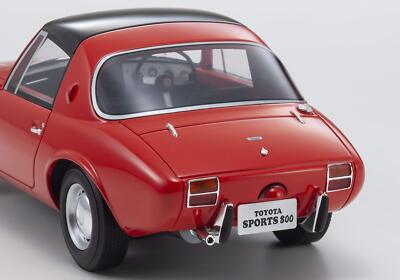 Mini Car Kyosho samurai 1/18 Toyota Sports 800 Red Finished