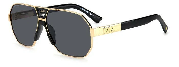 Dsquared2 Sonnenbrille D2 0028 / S RHL/IR Gold Grau Herren