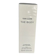 Tan-Luxe The Body Illuminating Self Tan Drops Serum Light/Medium 1.01 Oz SEALED 