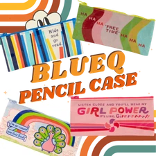 BlueQ Funny Pencil Case | Perfect for pens and pencils, tampons, makeup items