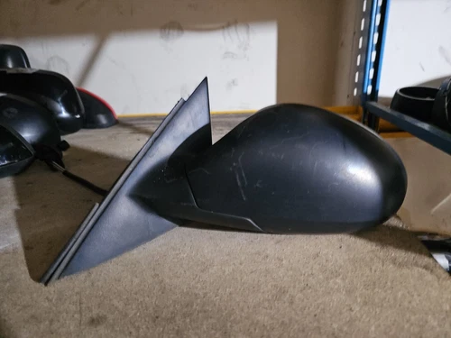 2004 SEAT IBIZA LH PASSENGER SIDE LEFT MANUAL MIRROR BLACK 014142 #216