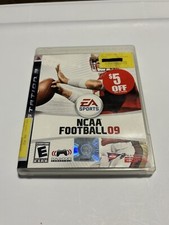 NCAA Football 2009 (Sony PlayStation 3) Complete w/Manual Tested & Works PS3