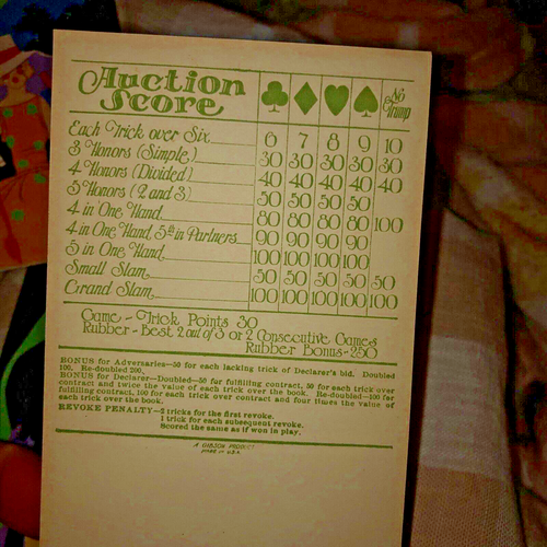 Juego de almohadillas de puntuación vintage Art Deco Gibson Bridge Flapper ¡Moda! Años 20 en caja - Imagen 11 de 12