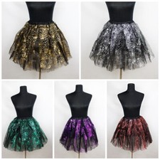 Spinnennetz Tütü Tüllrock Petticoat Rock Ballett Fasching Helloween Tutu kostüm