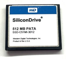 SSD-C51MI-3012, WESTERN DIGITAL SILICONDRIVE 512 MB PATA 2C61-601083-002