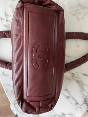 Chanel Burgundy Reversible Large Cocoon Tote Puffy Bag | eBay