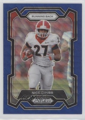 2024 Panini Prizm Draft Picks Blue Wave Prizm 84/249 Nick Chubb #29 05gv