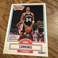 1990-91 Fleer - Terry Cummings #170 San Antonio Spurs