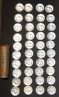40 1964 D US 90% Silver Washington Quarters