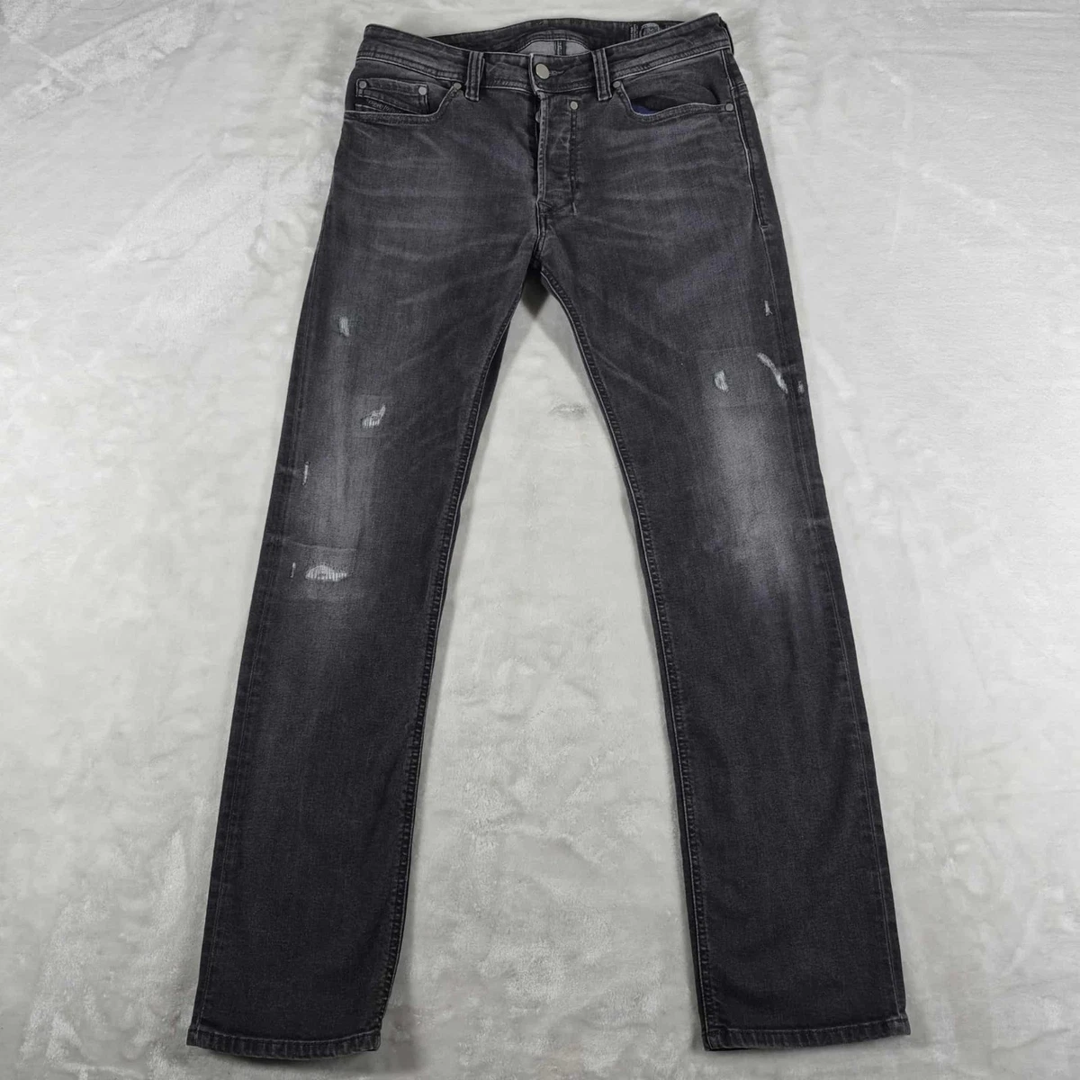 Jeans Diesel Farron – Noir, Coupe Slim Tapered, Taille 27/30, Neuf Avec étiquettes