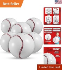 Inflatable Beach Balls 6 Pack - 16-Inch Durable Beach Balls for Kids, Summer ...