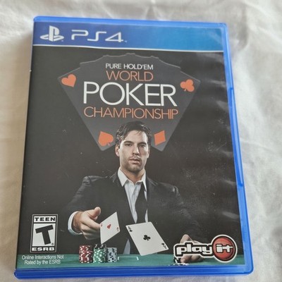 PS4 Pure Hold'em World Poker Championship Game (Sony PlayStation) Complete CIB