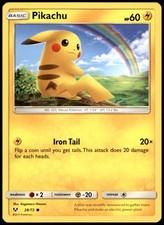 Pikachu 28/73 Common Shining Legends Pokemon Near Mint on eBay