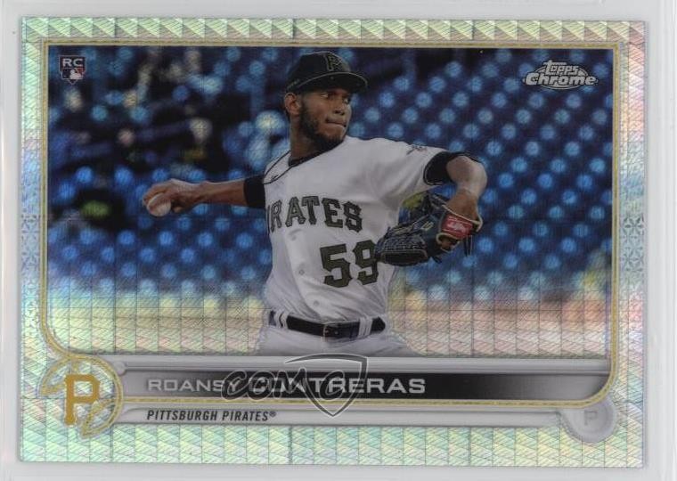 2022 Topps Chrome Prism Refractor Roansy Contreras #53 Rookie RC uk2