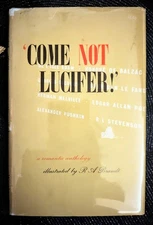 1945 Come Not Lucifer - Antique Horror Anthology Book Goth Stories Halloween EAP