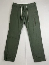 Vuori Ripstop Pants Women's Size Medium Green Stretch Cotton Hiking Travel