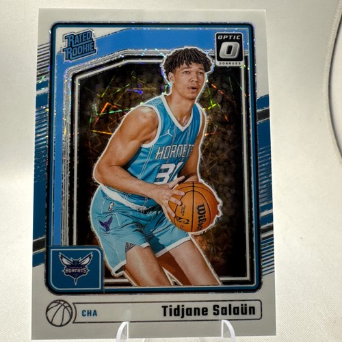 2024-25 Donruss Optic Tidjane Salaun #286 Rated Rookie White Lazer #’d/59