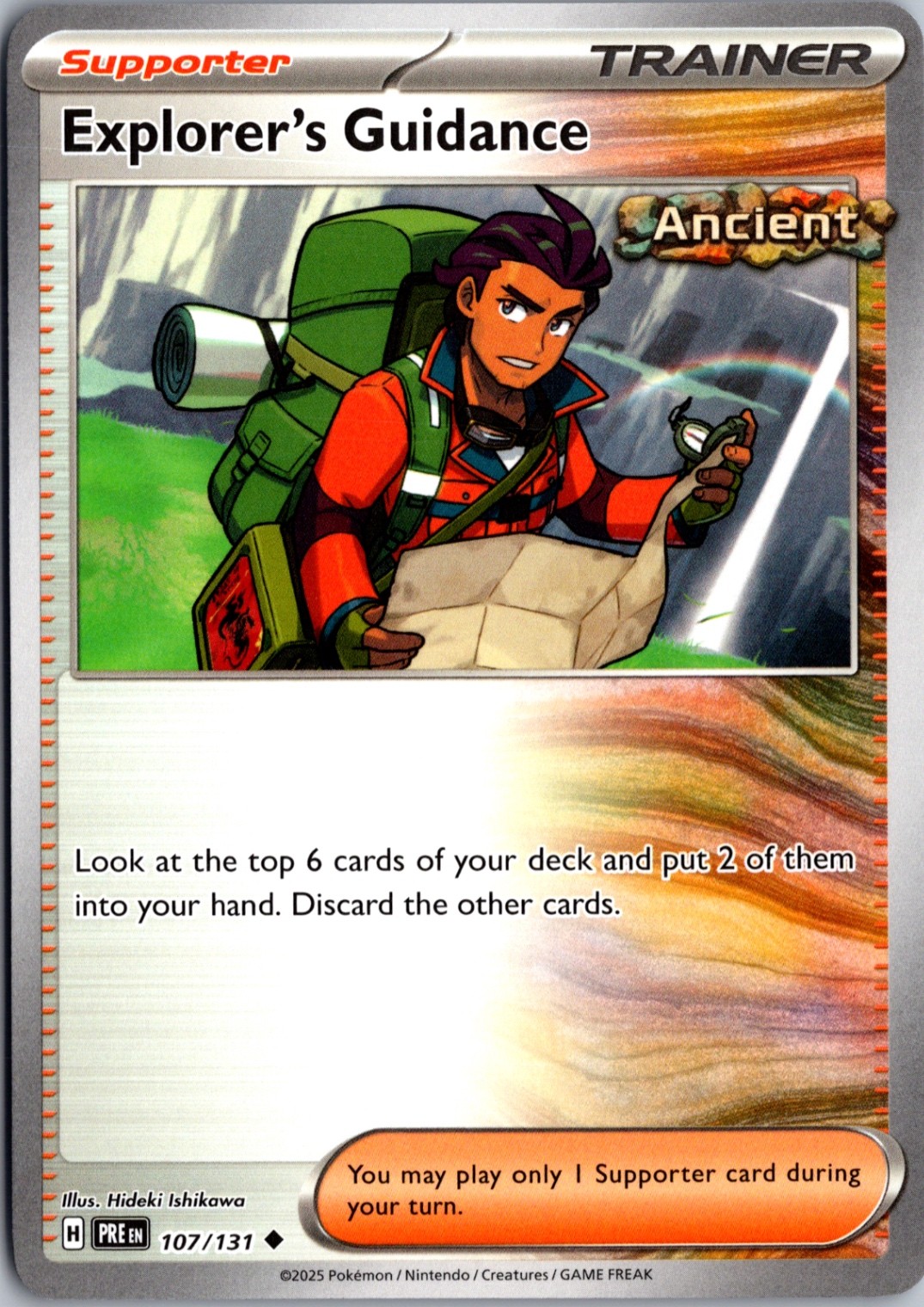 Explorer's Guidance Uncommon SV: Prismatic Evolutions 107/131 NM