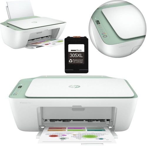 HP Deskjet 2722 Serie Multifunktionstintenstrahldrucker + 305XL Tinte