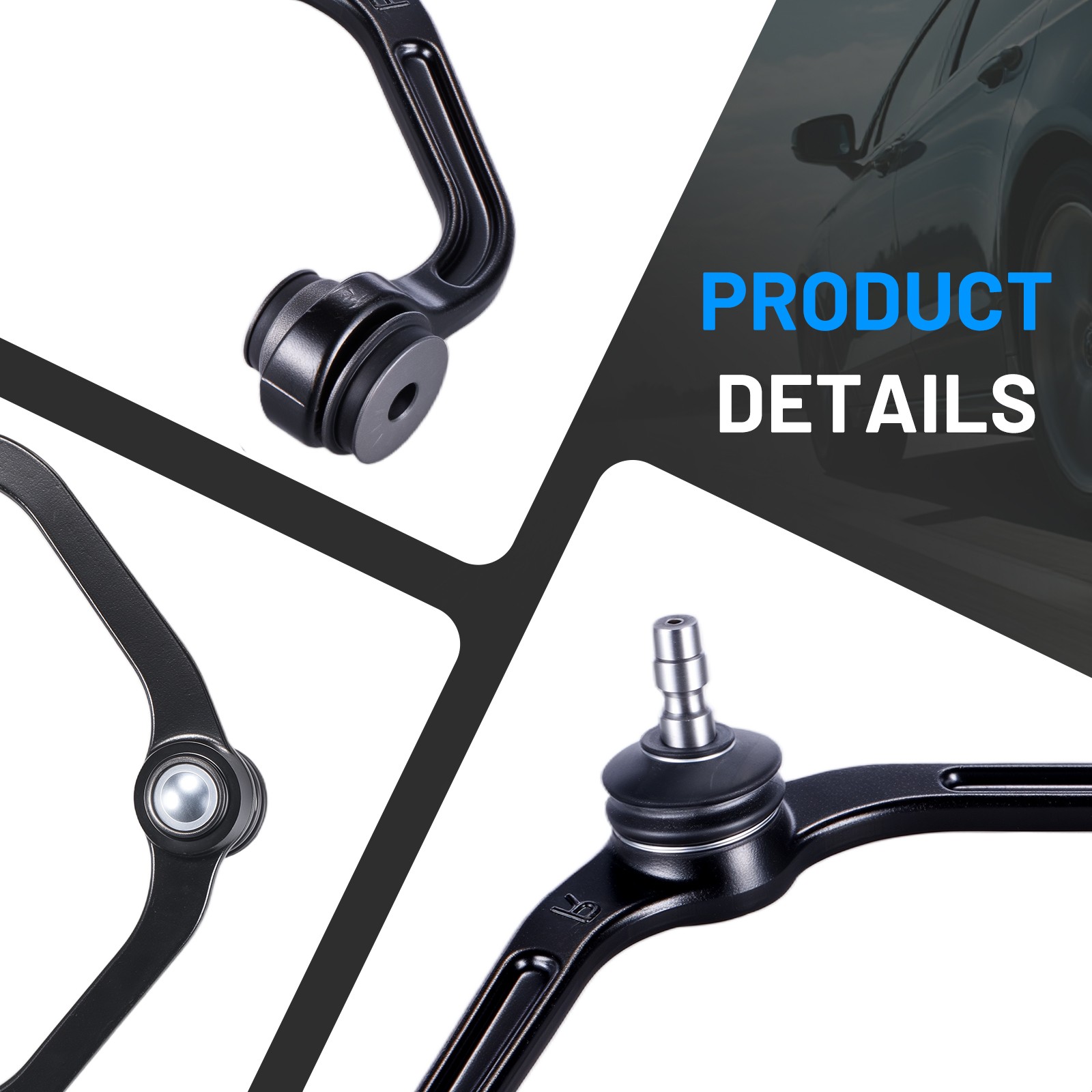 10 Front Upper Control Arm w/Ball Joint Sway Bar Link Tie Rod End for Ford Range thumbnail 3