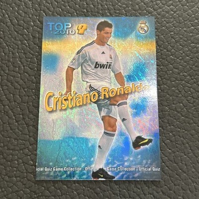 2009-10 Mundicromo La Liga Cristiano Ronaldo Top 2010 Quiz Silver Texture #596