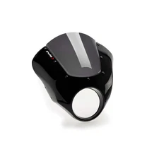 PUIG HALF FAIRING SCREEN DARK NIGHT FIT ON HONDA CMX500 REBEL 17-19 DARK SMOKE -