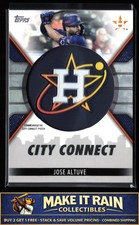 Jose Altuve 2023 Topps City Connect Cap Patches #CC-JA Houston Astros Baseball
