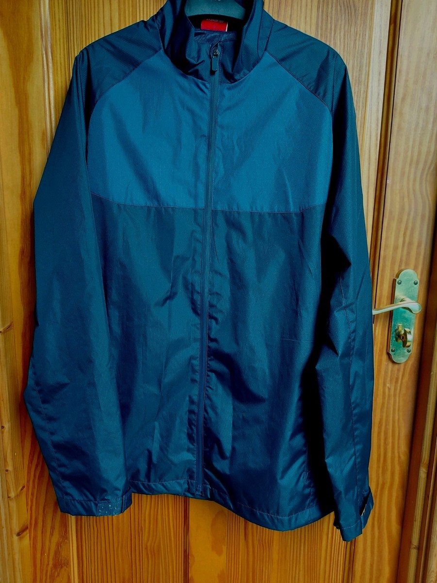 SLAZENGER MEN'S RAIN GOLF JACKET NAVY SIZE LARGE UK
