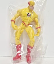 Vintage 1998 DC ToyFare Reverse Flash Action Figure SEALED 5" Yellow 