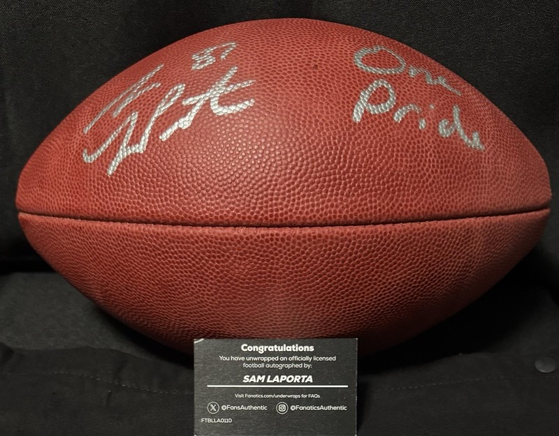 Sam LaPorta Signed/Autographed The Duke Football Fanatics Certified “One Pride”