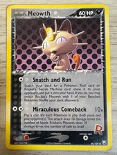 Rocket's Meowth 46/109 Uncommon Team Rocket Returns Pokemon Moderately Played on eBay