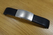 ORIGINAL SINN U212 EZM16 EZM 16 24 mm SILIKON GUMMI schwarz Faltschließe