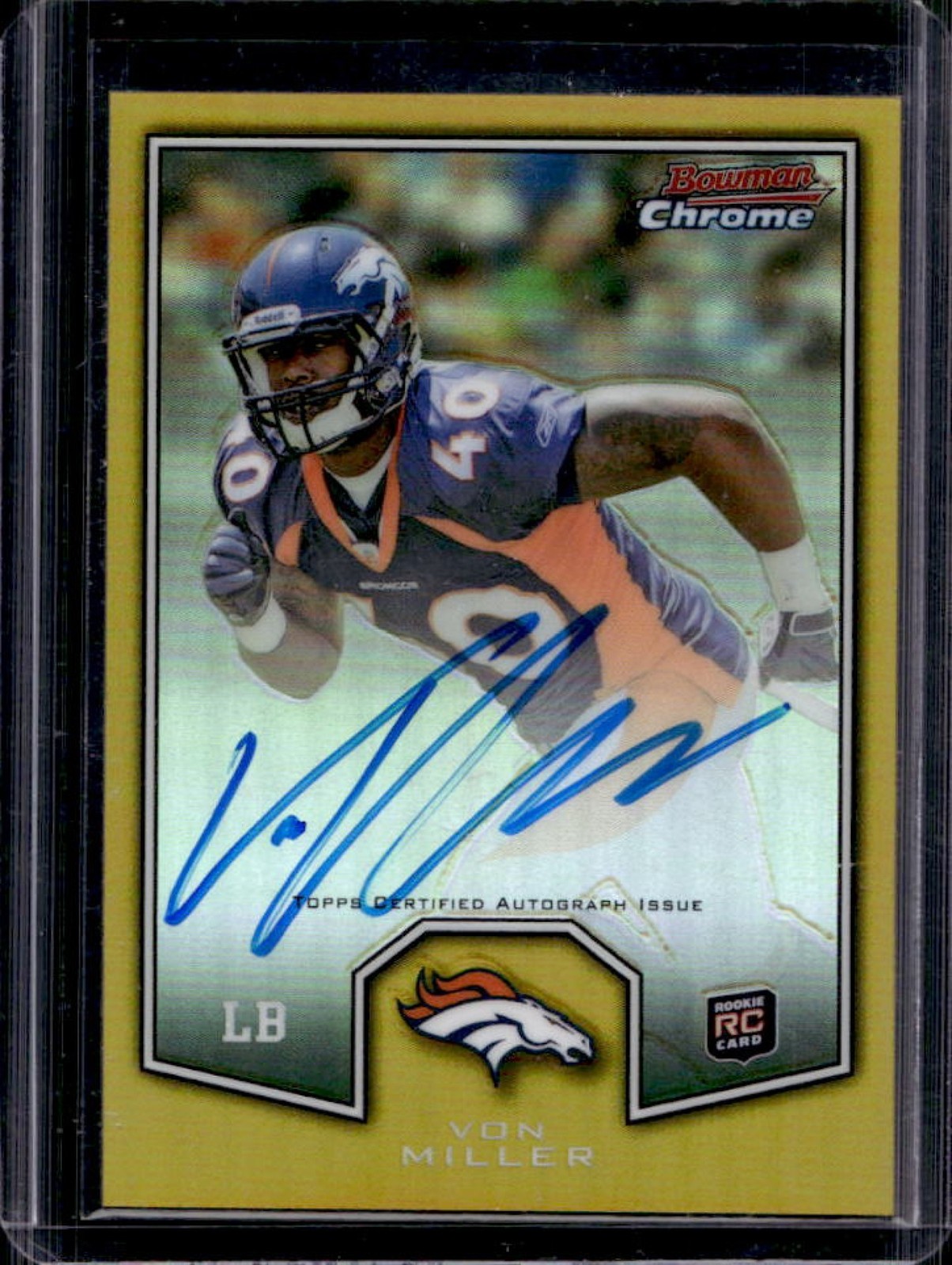Von Miller Bowman Chrome Rookie Preview #BCAR12 Autograph
