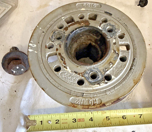 351W Harmonic Balancer removed from 1984 Ski Nautique PCM Marine RH Motor Boat