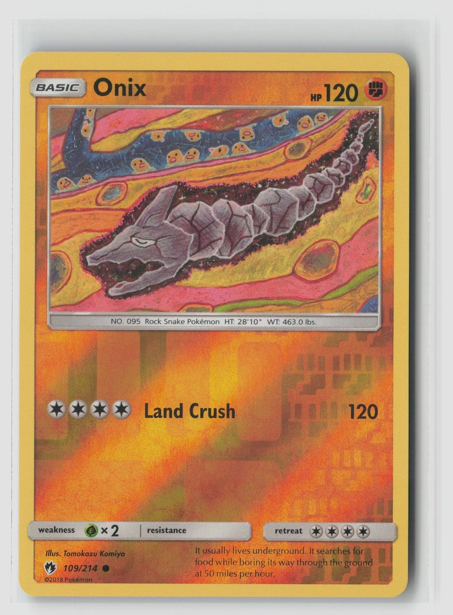 Onix Pokémon TCG Cards for sale