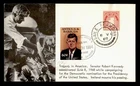 DR WHO 1984 ANTIGUA & BARBUDA FDC JOHN F KENNEDY JFK MIXED FRANK IRELAND M81138