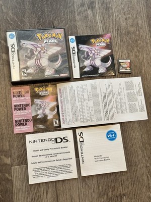 Pokemon: Pearl Version Nintendo DS 100% Complete CIB + Inserts Authentic