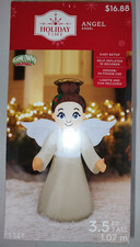 Holiday Time Angel Yard Airblown Inflatable 3.5Ft Lights Up Christmas