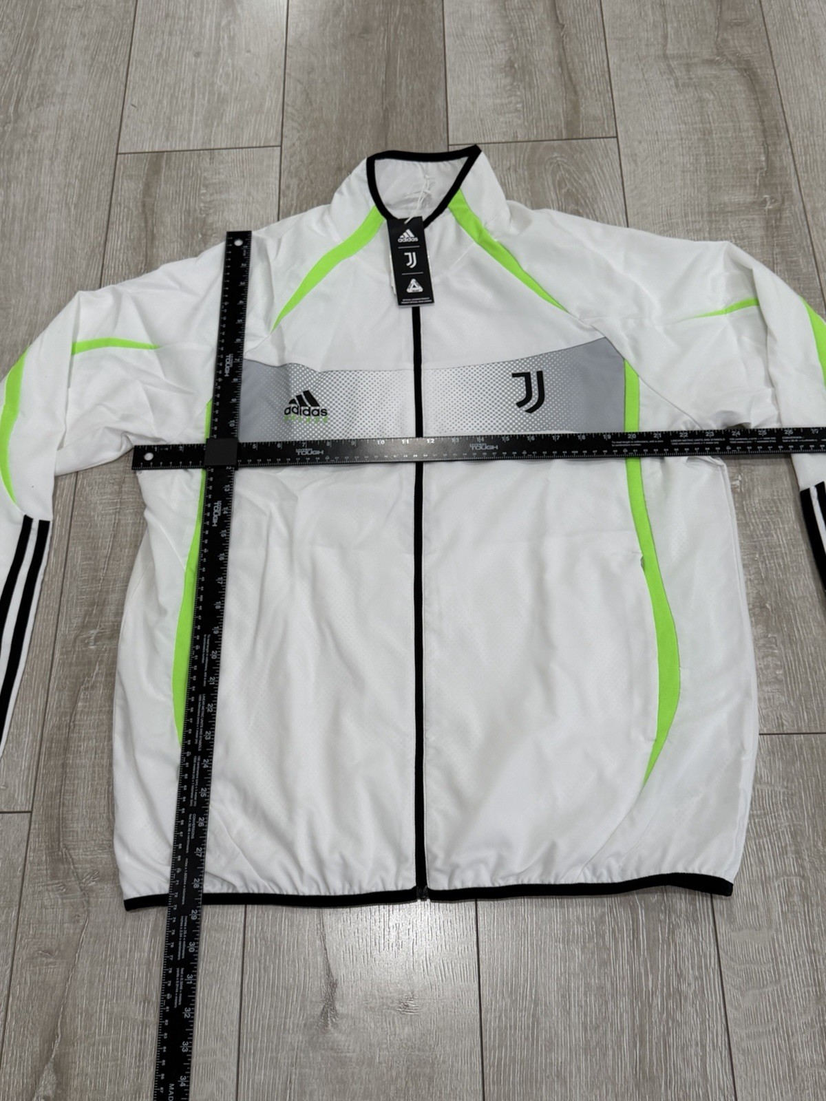 Men L Adidas X PALACE JUVENTUS TRACK JACKET WHITE FOOTBALL SOCCER SERIE A NEW thumbnail 2