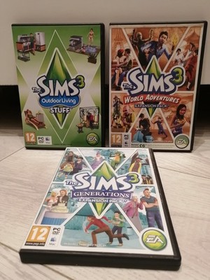 Sims 3 Erweiterungspaket PC: World Adventures / Generationen / Outdoor Living