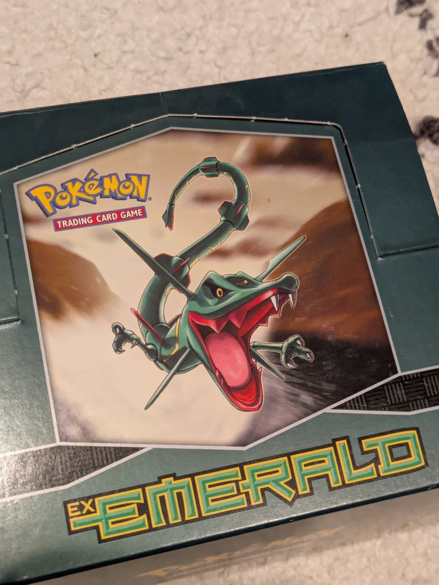 EMPTY BOX Pokemon TCG EX Emerald Booster Box 2005 Rayquaza Vintage NO CARDS | eBay EMPTY BOX Pokemon TCG EX Emerald Booster Box 2005 Rayquaza Vintage NO CARDS | eBay