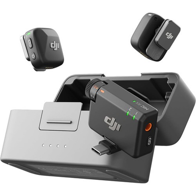 #ad DJI Mic Mini 2TX1RXCharging Case Wireless Microphone for iPhone Camera Androi $68.99