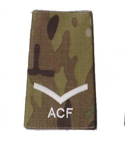 New All Ranks Multicam MTP ACF RANK SLIDE ( Cadets Army Cadet Force | eBay